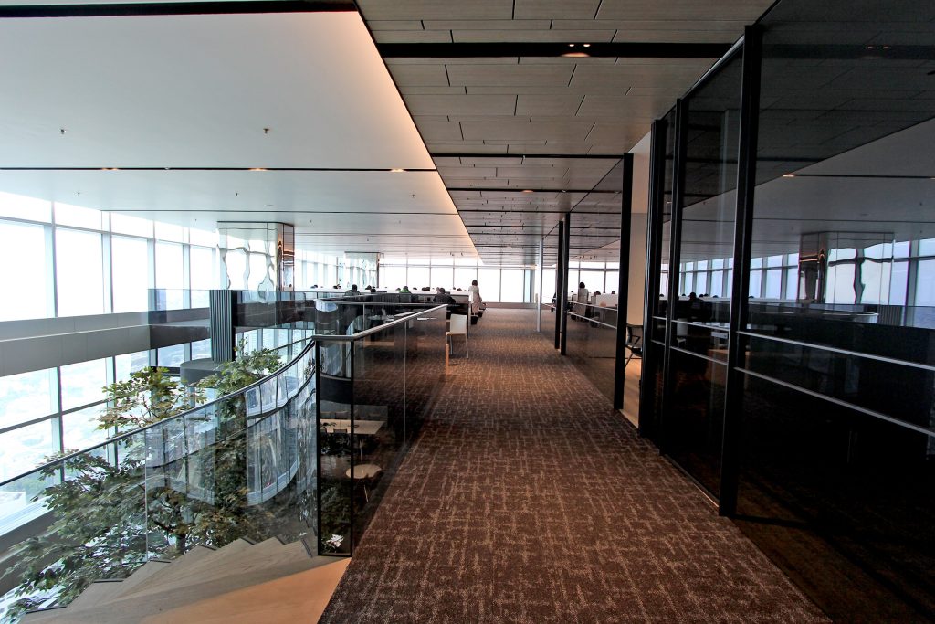 a vast open working space