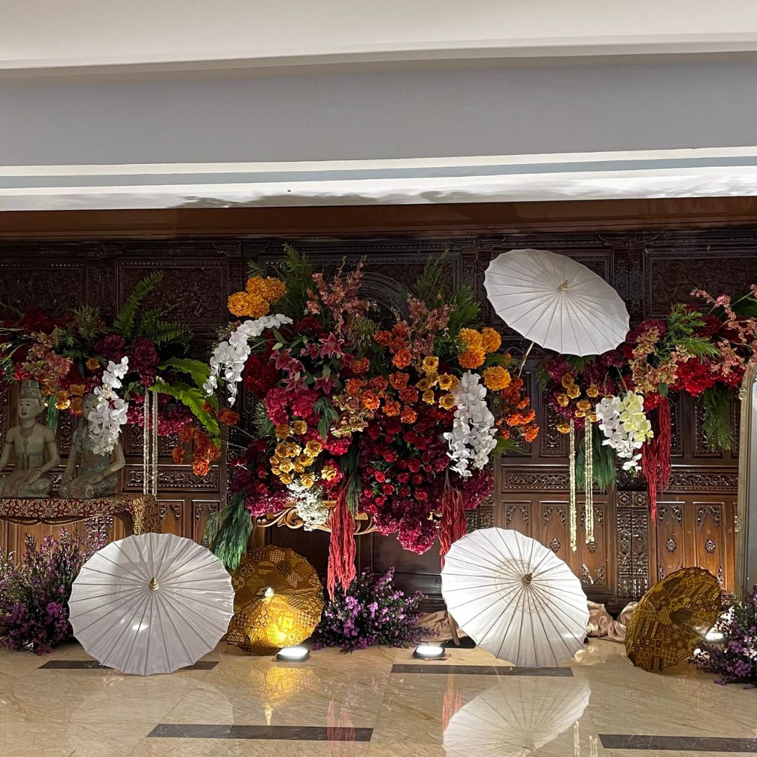 Ruang VIP dan holding room di Thamrin Nine Ballroom untuk persiapan pengantin.
